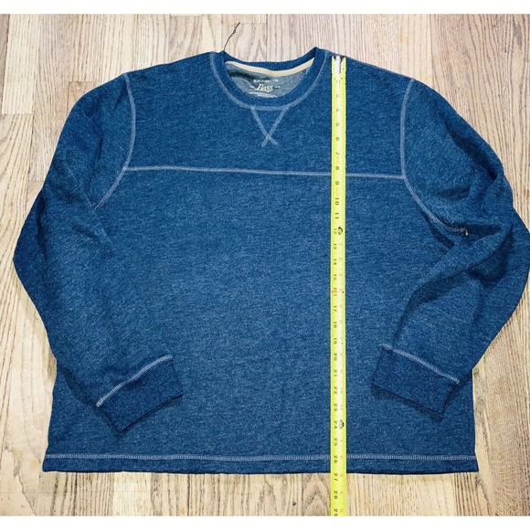 G.H.Bass & Co SweatShirt Mens XXL Dk Gray Long Sleeve Pullover Crew Neck -AA0025 - Picture 3 of 9